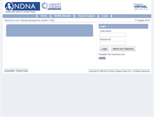 Tablet Screenshot of ndna.vctms.co.uk